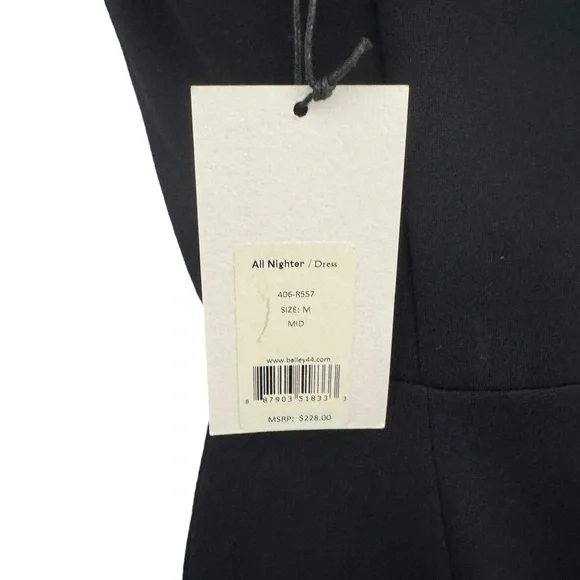BAILEY 44 MIDNIGHT BLUE ALL NIGHTER BODYCON MIDI DRESS SZ M NWT - Picture 7 of 7